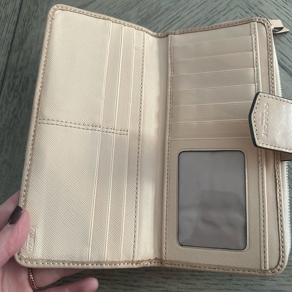 Coach Tan and Pink Signature Bag and Wallet Set - Picture 5 of 5